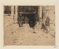 KG 09909
<br/>
Het verlaten der moskee
<br/>
<em>Bauer, Marius (1867-1932)</em>